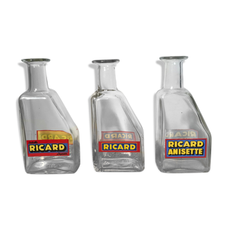 Set of 3 decanters ricard 50cl