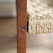 Pair of children's armchairs in rope, attributed to Audoux Minet.