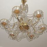 Brass chandelier, 1960s