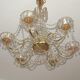 Brass chandelier, 1960s