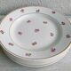 Lot 6 plates dessert porcelain Moulin des Loups