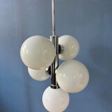 Pendant lamp chrome 70s