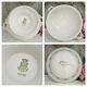 Antique deep plates in ironstone with a soup tureen.