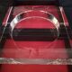 Art Deco crystal ashtray, in its presentation box, in new condition.