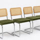 Lot de 4 chaises cantilever / Style Bauhaus