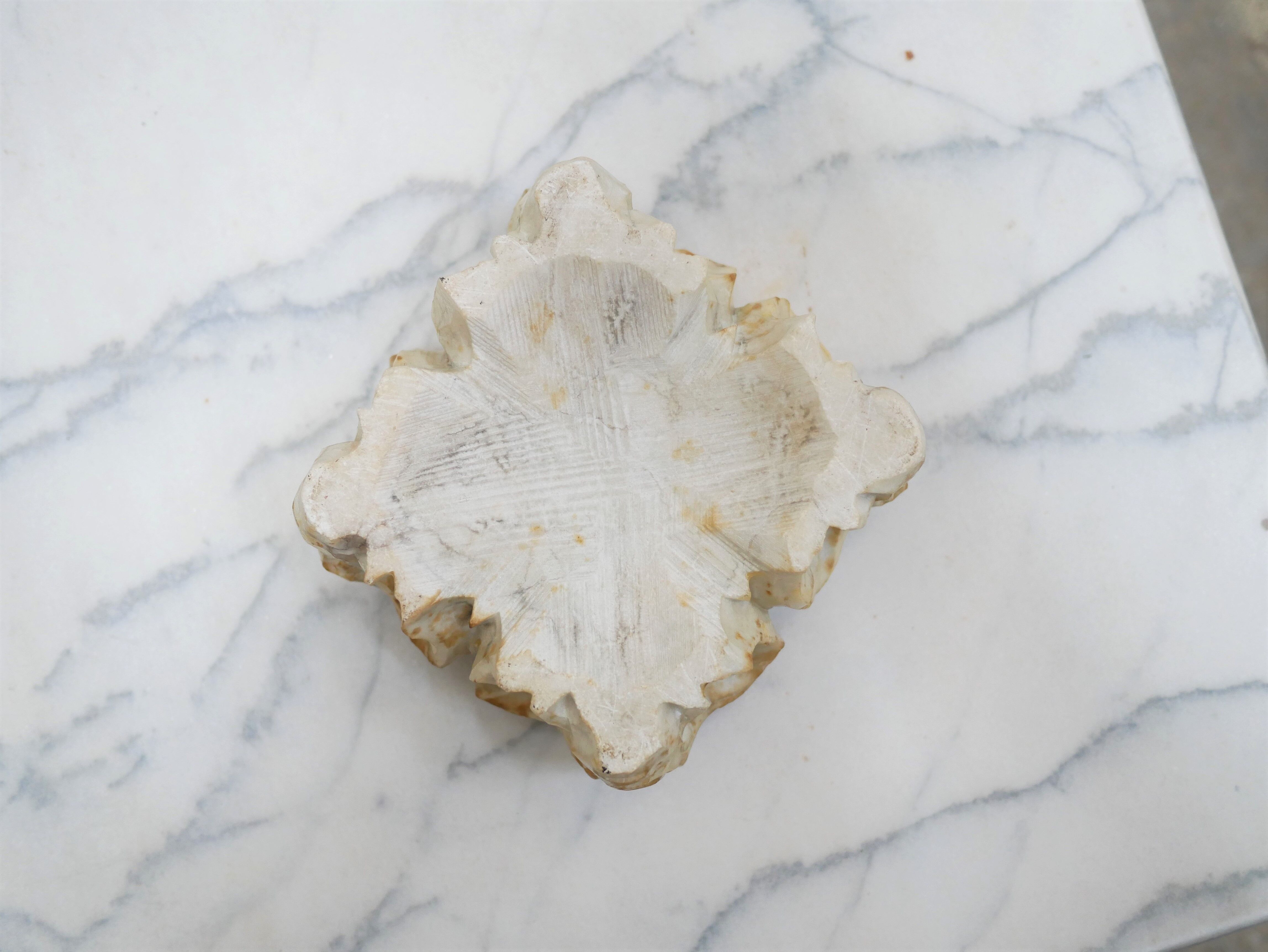 Vintage ashtray in alabaster