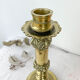 Candle holder in chiseled bronze Louis XVI style