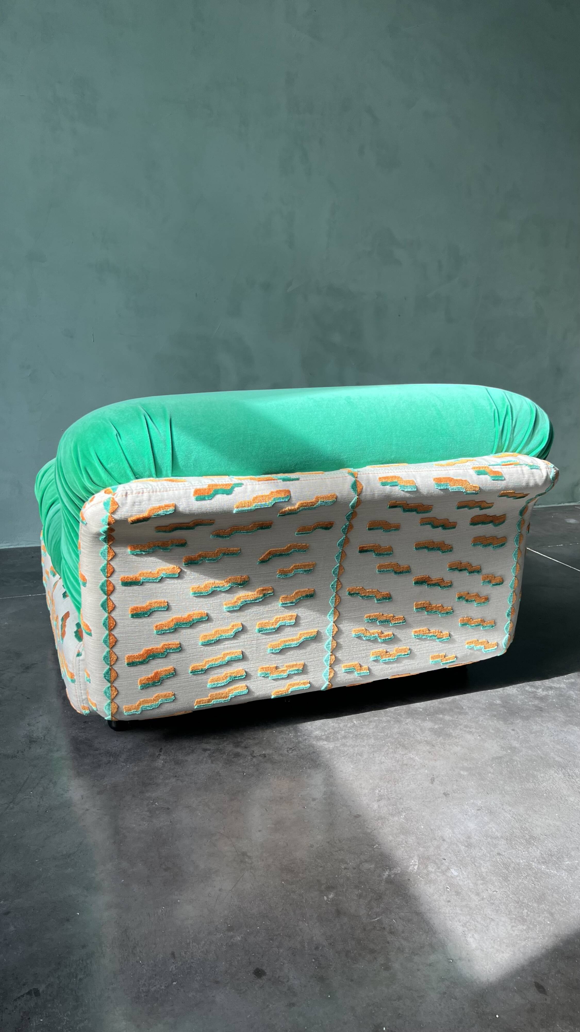 Rossi Di Albizzate Grandangolo sofa from the 1970s