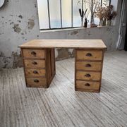 Bureau pin meuble atelier 1950