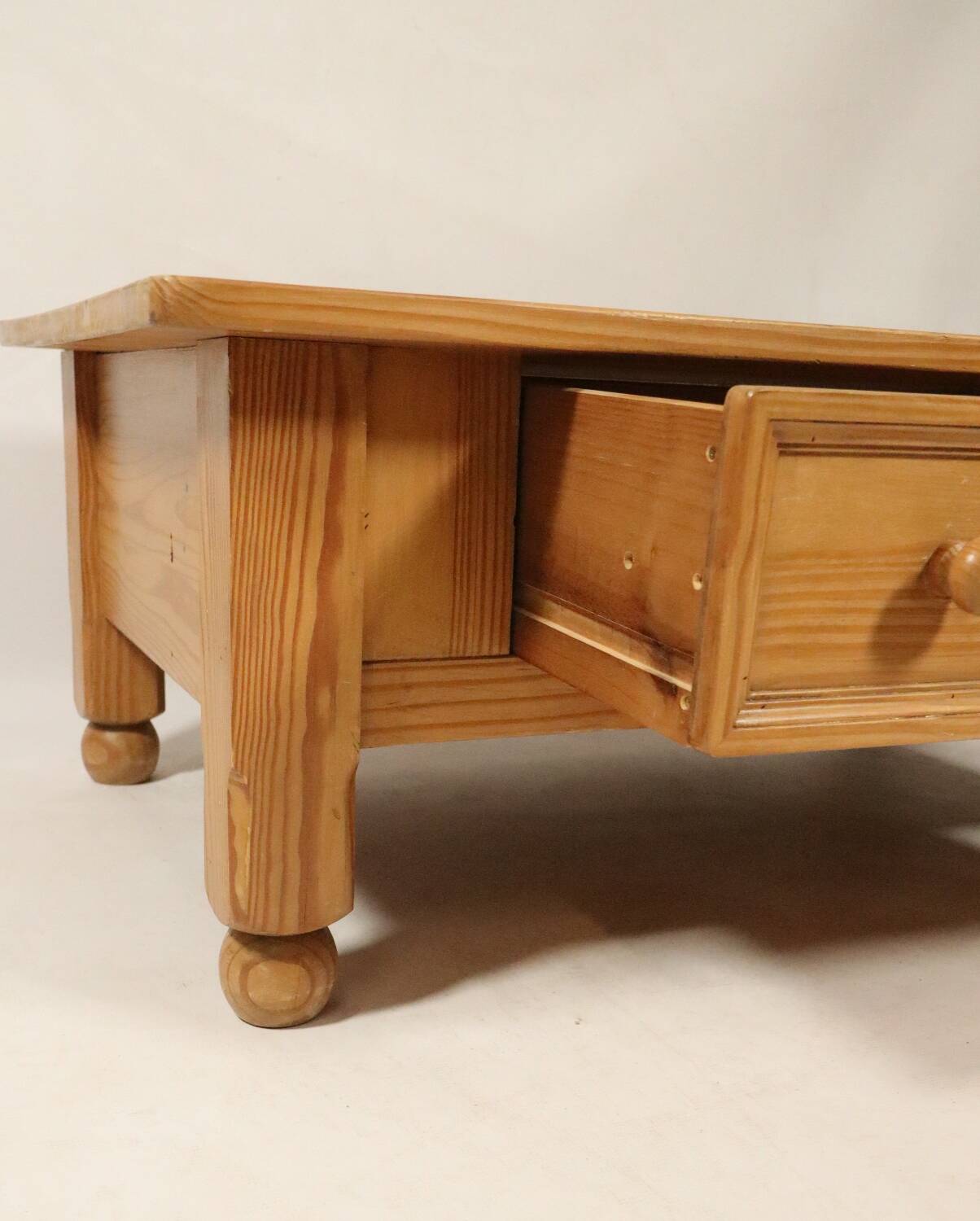 Table basse Style Ethnique Boho Table Vintage Couleur Claire Bois