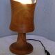 Wooden table lamp mass size including design lampshade 70/80