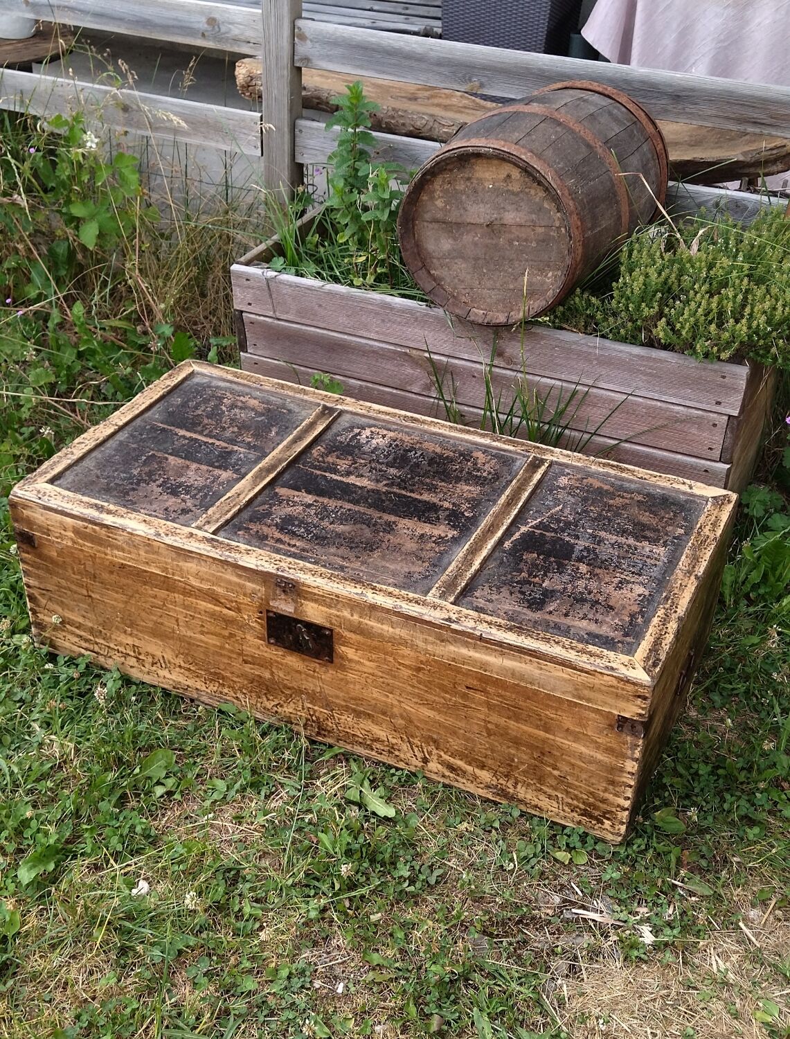 Wooden chest