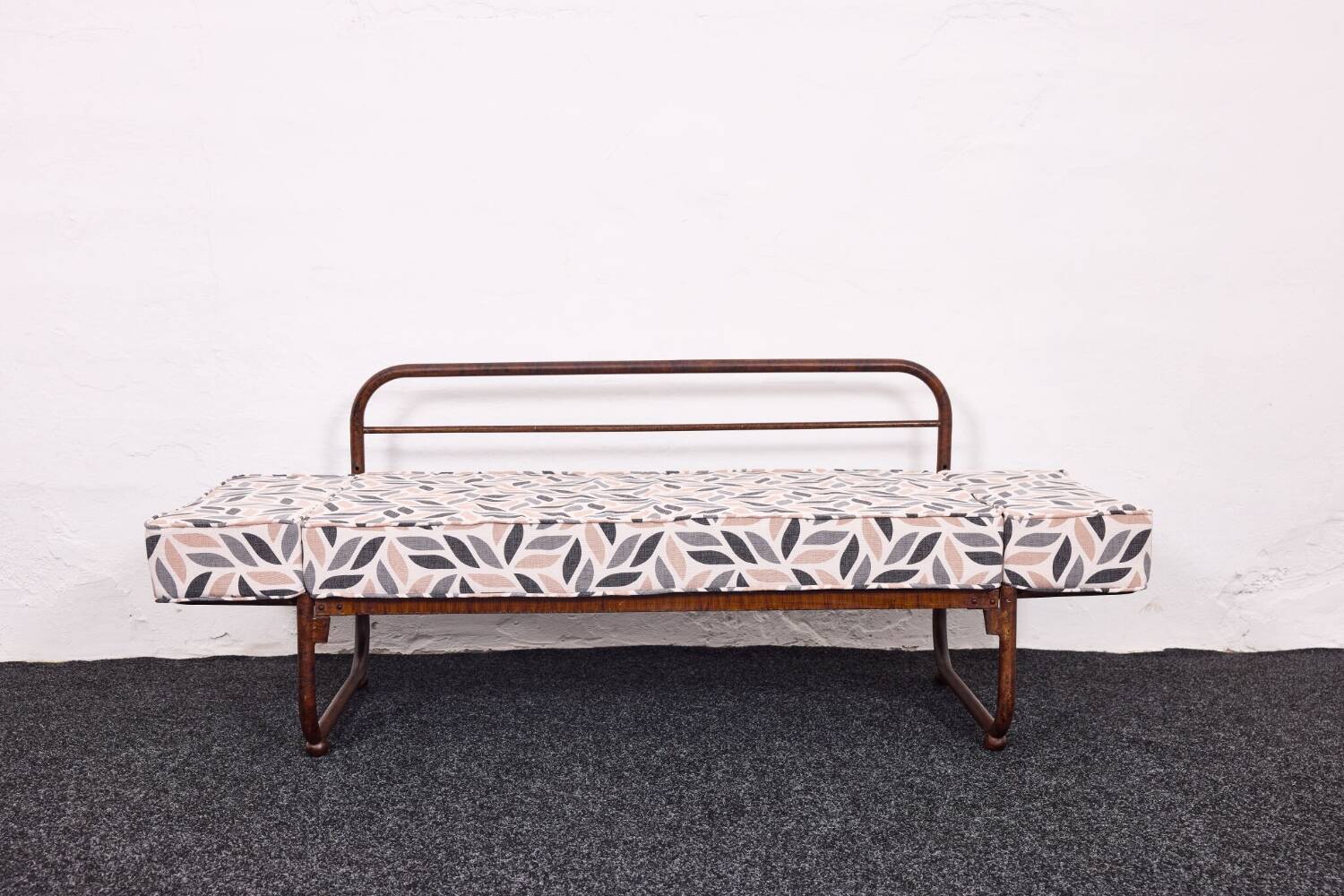 Canapé Bauhaus en acier tubulaire peint à la main par Franz Singer, années 1920 - Metz & Co