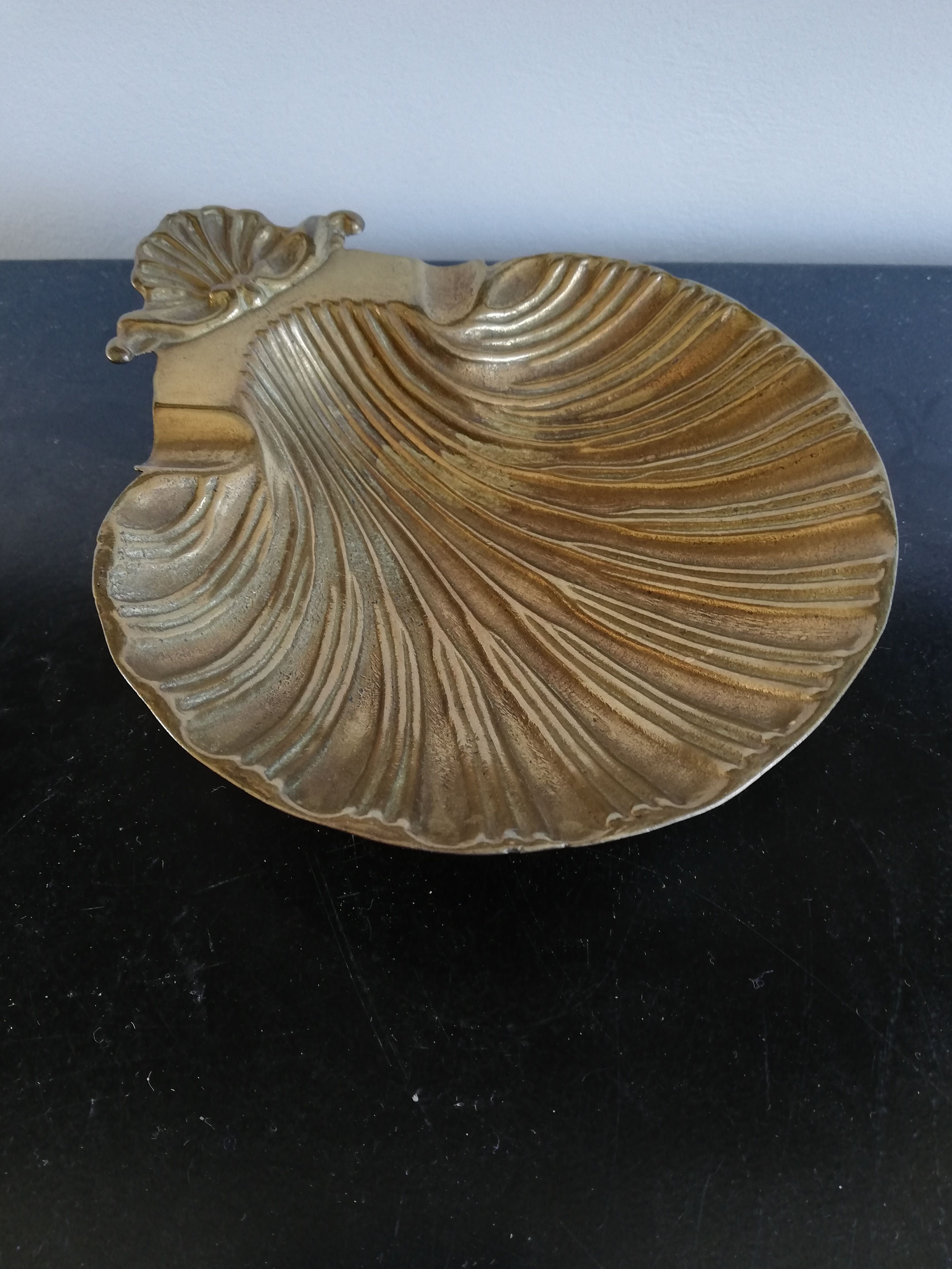 Brass shell ashtray