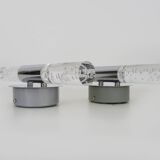 Pair of Rabalux Aphrodite double tube LED wall lights