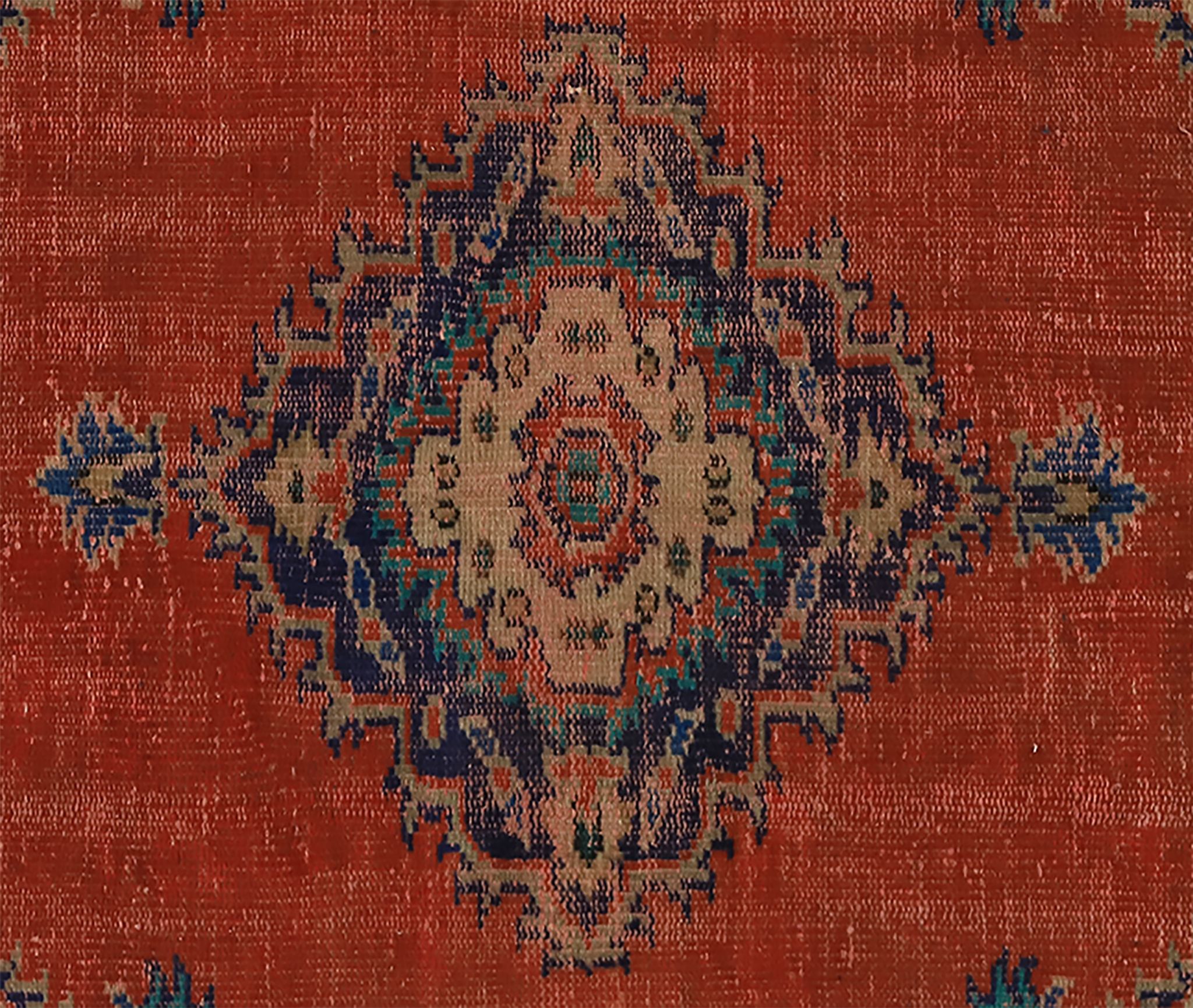 Anatolian handmade vintage rug 230 cm x 150 cm