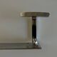 chrome bathroom hook art deco 1950