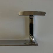 patère de salle de bain chrome art déco 1950