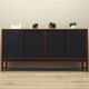 Enfilade en teck, design danois, années 1970, production: danemark