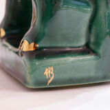 Elephant art deco bookends