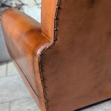 Fauteuil club en cuir