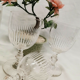 Lot 5 old crystal wine glasses