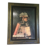 The Librarian, on canvas 89x65