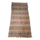 Small Berber Kilim Ochre Sand – Flat Weaving Hanbel – 77x150 cm