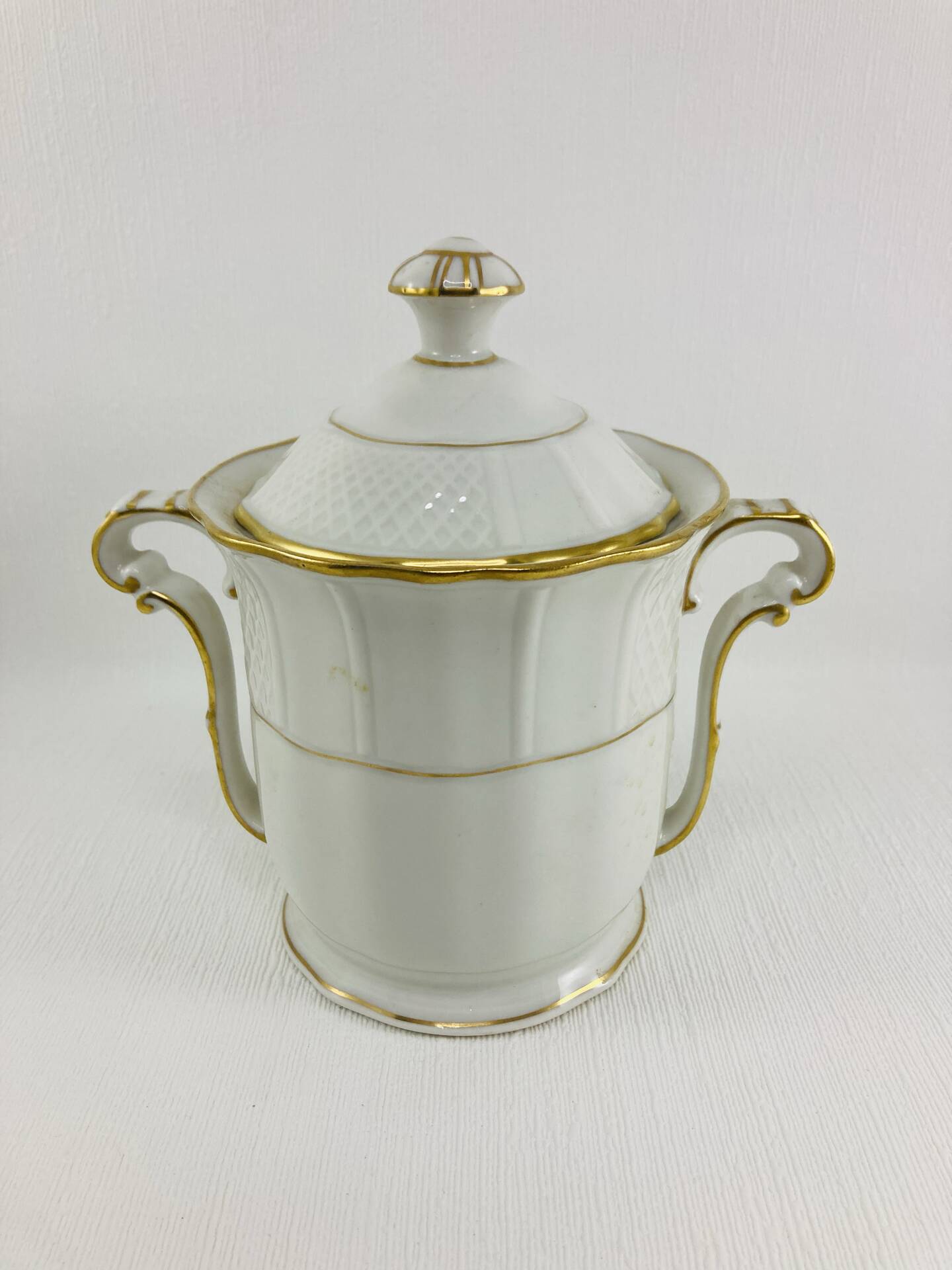 Sugar Bowl Covered Limoges Porcelain Bernardaud B&C Malmaison Service