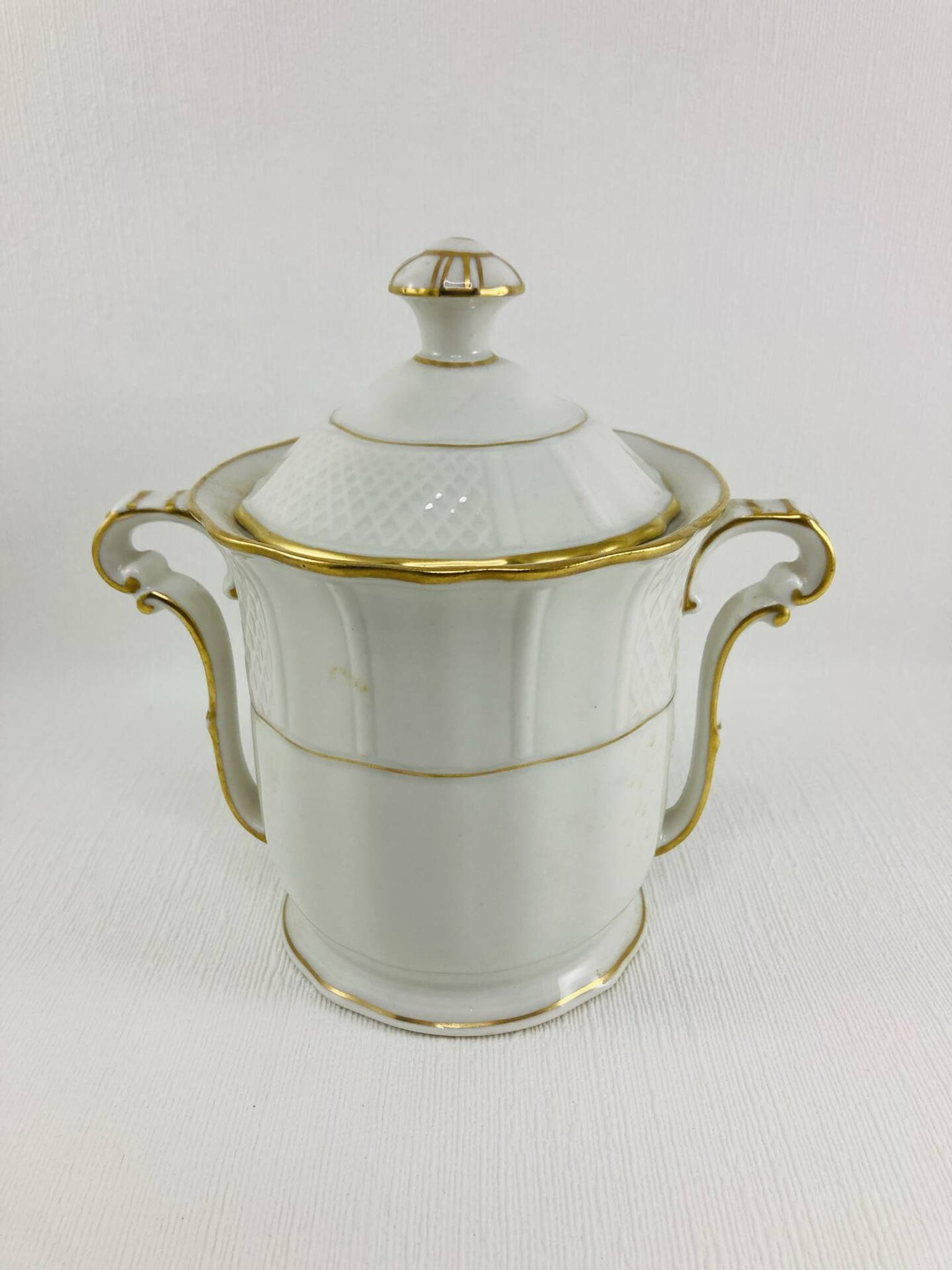 Sugar Bowl Covered Limoges Porcelain Bernardaud B&C Malmaison Service