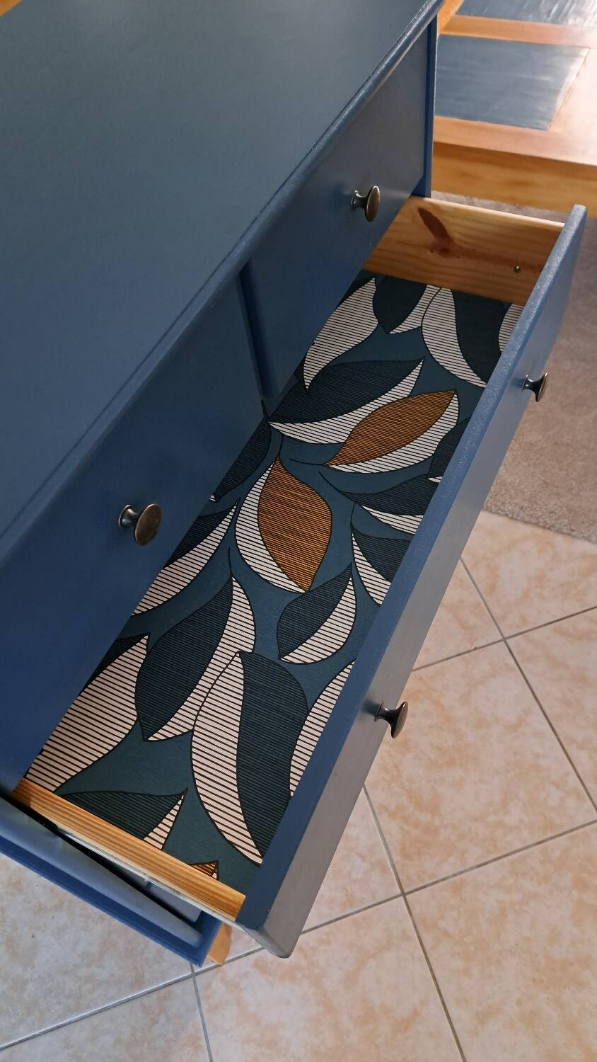 Rød Sødgren blue ganne chest of drawers