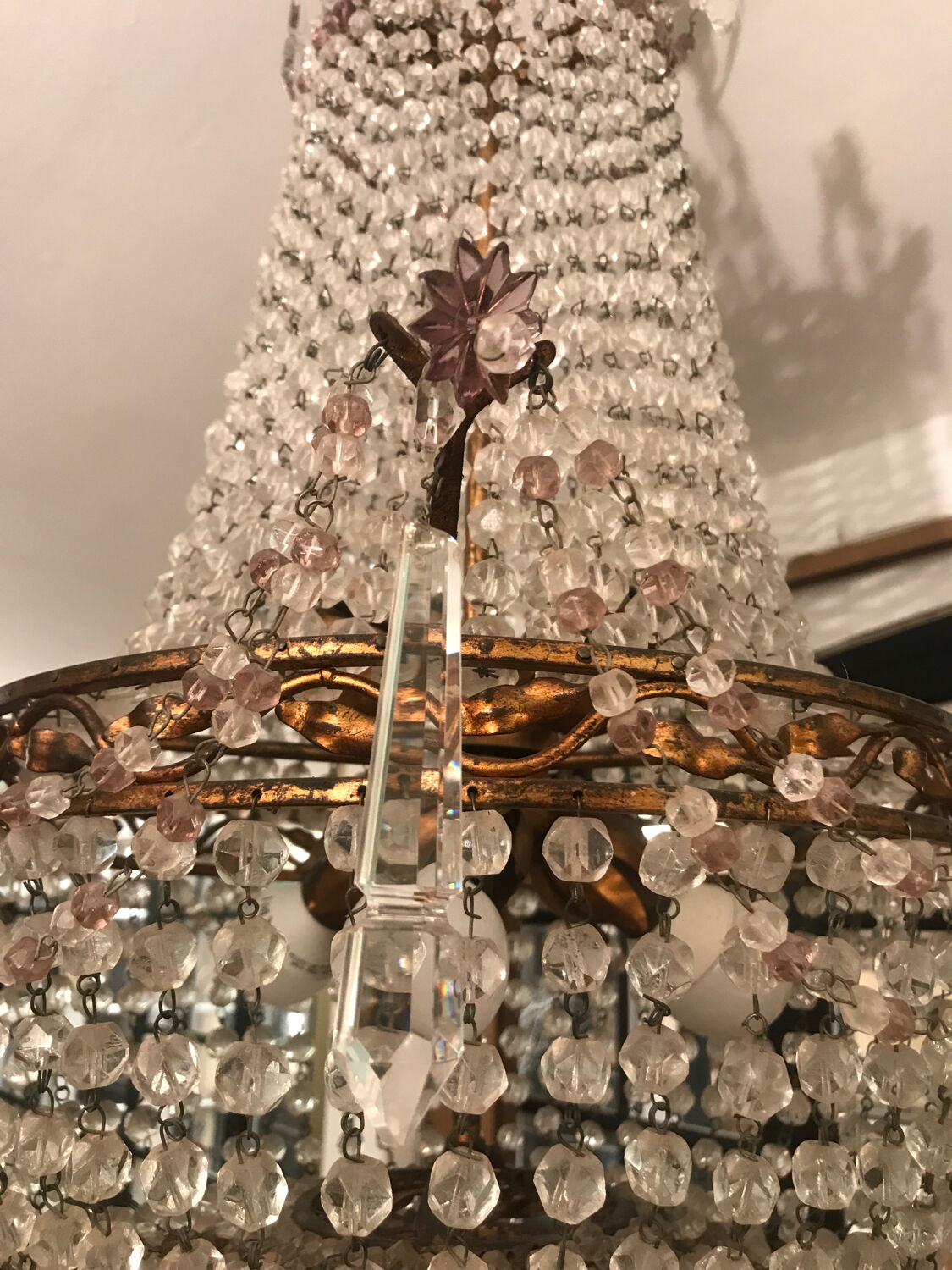 Crystal hot air balloon chandelier