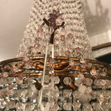 Crystal hot air balloon chandelier