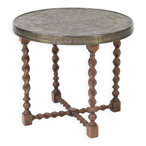 table d'appoint en chêne