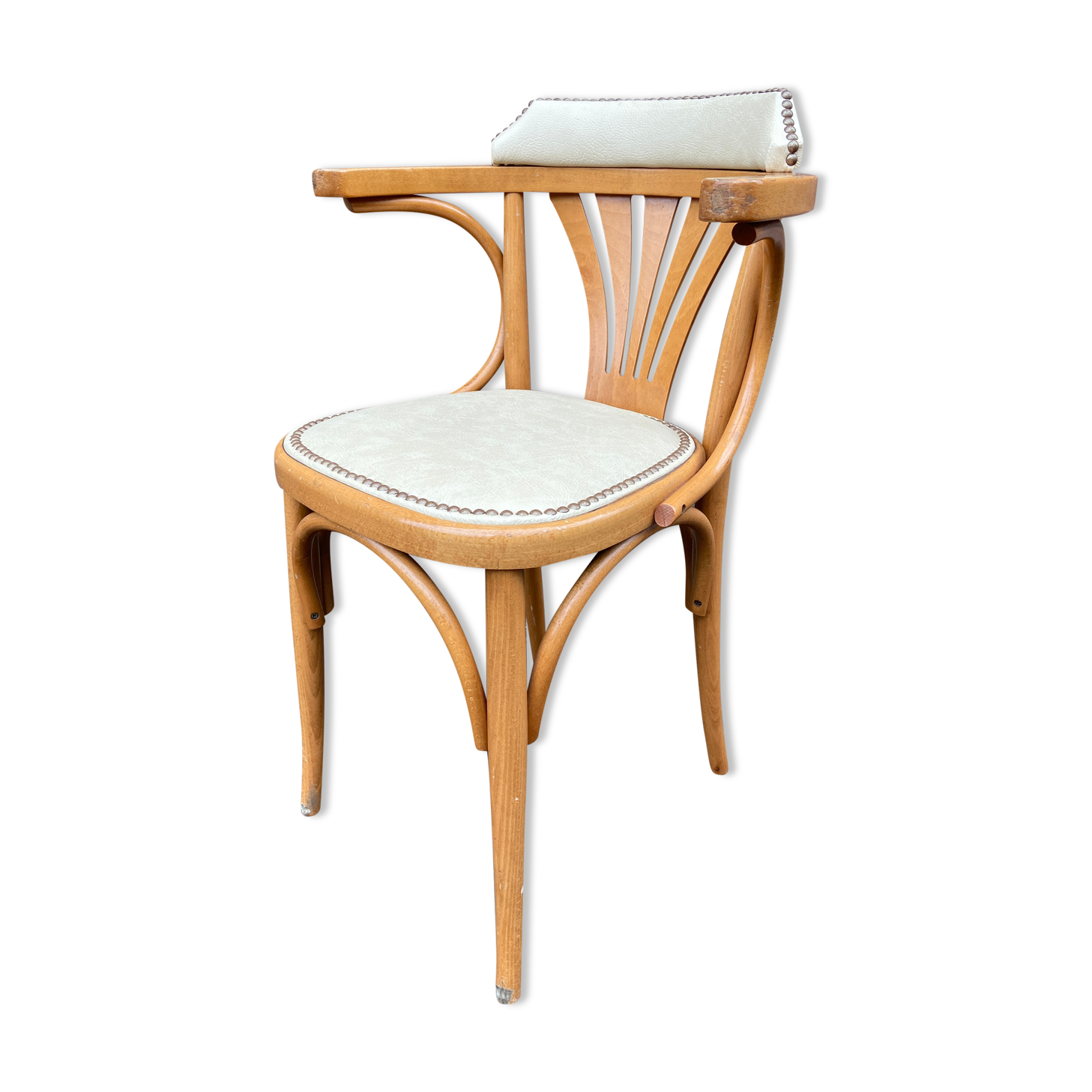 Viennese armchair curved wood