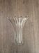 Vintage 60s crystal tulip vase - very heavy, with slight marks