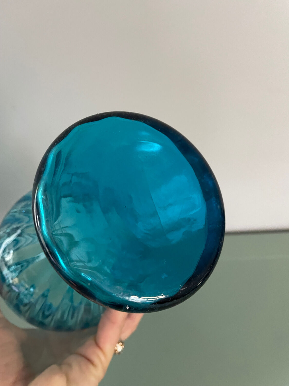 Vintage blue vase