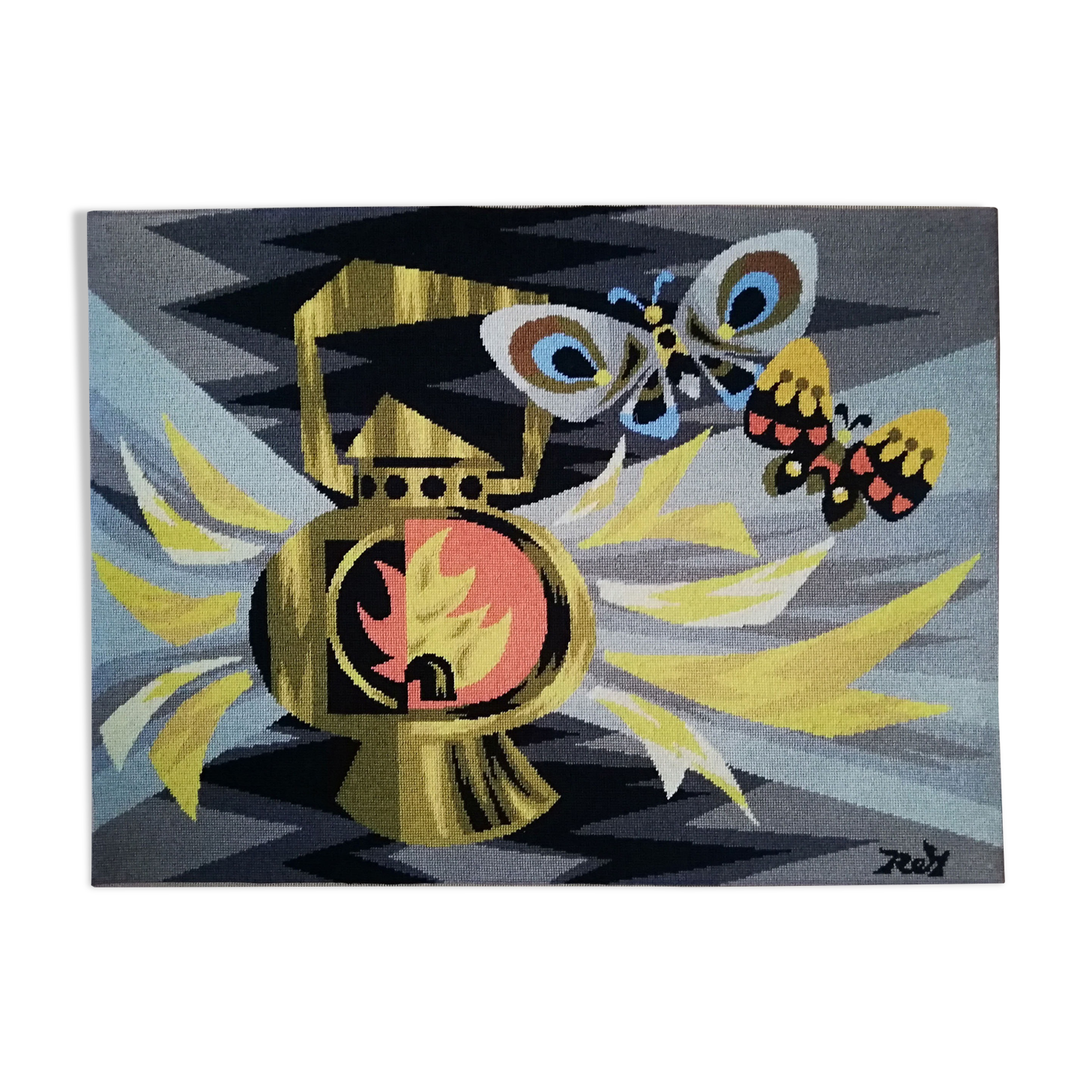 Wall tapestry P. Rey atelier Picart Le Doux