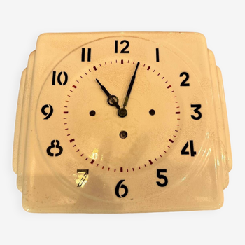 Horloge ancienne en céramique 1930