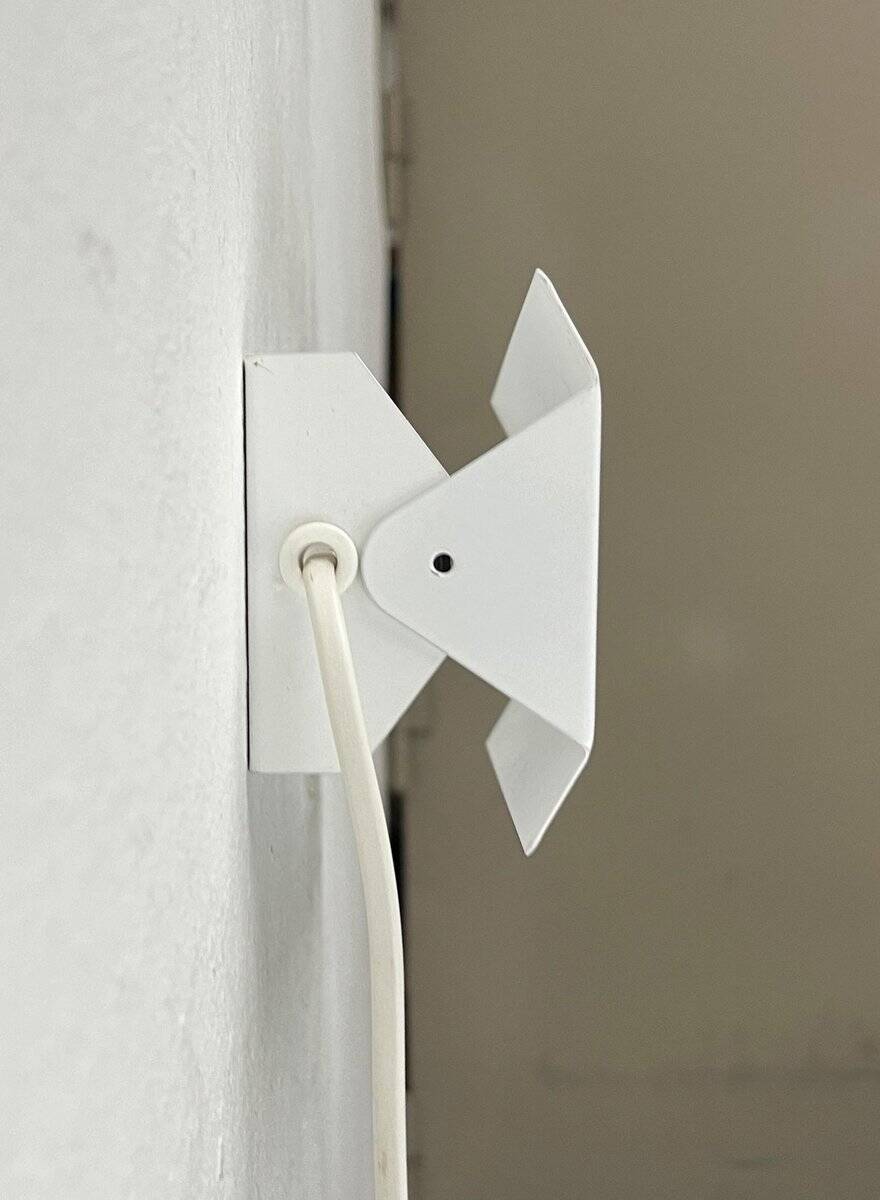 Mid-Century Space Age Danish Wall Lamp from Horn, 1960s