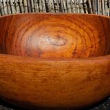 Wooden salad bowl
