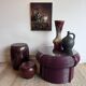 Bamboo rattan 'pencil reed' coffee table from Vivai del Sud Crespi