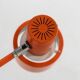 "Skala" orange wall lamp by Jo Hammerborg