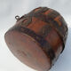 Pot measure Kerala teak antique brass