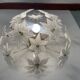 White Murano Glass Brass Table Lamp 1970’s