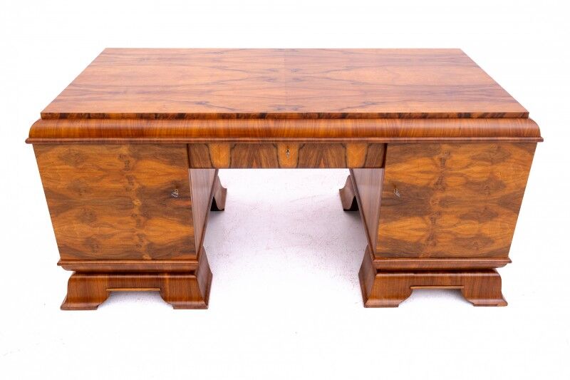 Art Deco office set from the 1930s, Poland. After renovation.