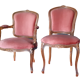 Fauteuil Louis XV et chaise