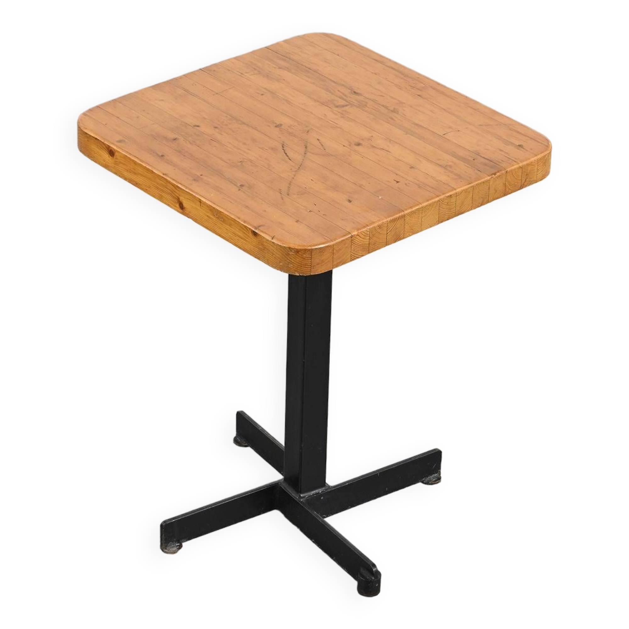 Square table by Charlotte Perriand, Les Arcs circa 1973