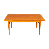 Scandinavian teak coffee table that can be upgraded to a dining table