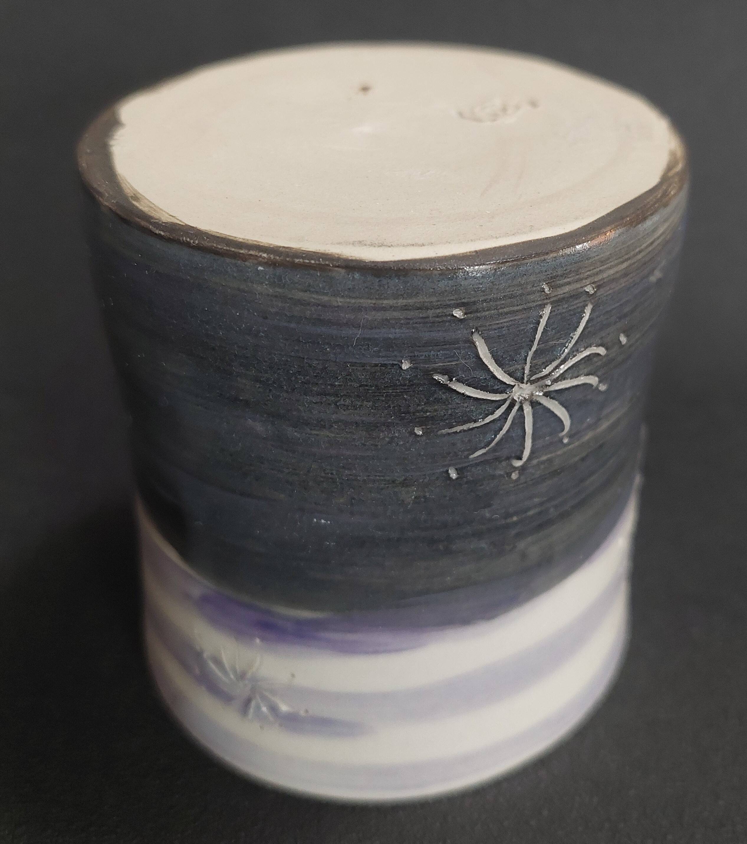 Vintage matcha bowl, stoneware, handcrafted.